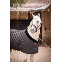 Couverture d'écurie Diagonale Paddock Sports 400g Noir