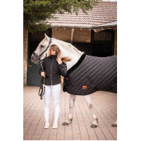 Couverture d'écurie Diagonale Paddock Sports 400g Noir