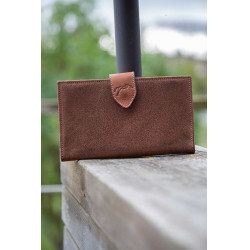 Portefeuille Pénélope Bertille Cognac Marron