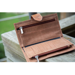 Portefeuille Pénélope Bertille Cognac Marron