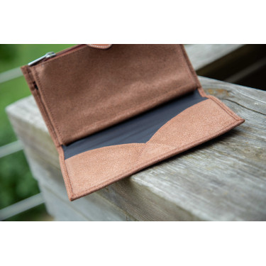 Portefeuille Pénélope Bertille Cognac Marron