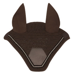 Bonnet chasse mouche Equithème Domino Cuivre Marron