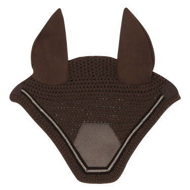 Bonnet chasse mouche Equithème Domino Cuivre Marron