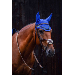Bonnet chasse mouche Equithème Domino Bleu roi