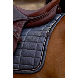 Tapis de selle Equithème Domino Gris