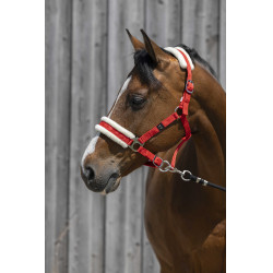 Licol Riding World mouton synthétique Rouge