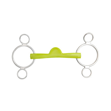 Mors réglable Metalab Flexi Soft 3 anneaux demi-lune Vert Mors réglable Metalab Flexi Soft 3 anneaux demi-lune Vert