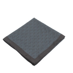 Foulard Pénélope Mya Noir / bleu canard