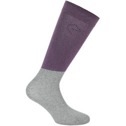 Chaussettes Equithème Compet Je t'aime Mauve Violet