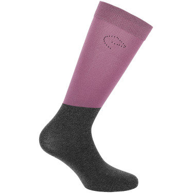 Chaussettes Equithème Compet Je t'aime Lilas Violet Chaussettes Equithème Compet Je t'aime Lilas Violet