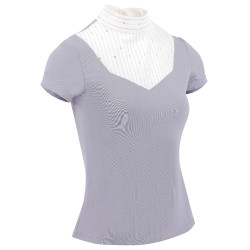 Polo Equithème Lerma manches courtes Violet