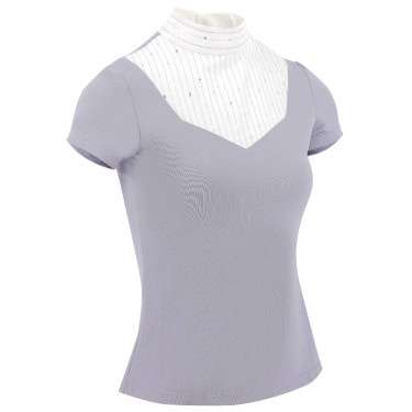 Polo Equithème Lerma manches courtes Violet