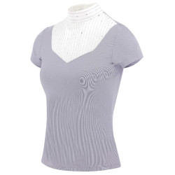Polo Equithème Lerma manches courtes Violet