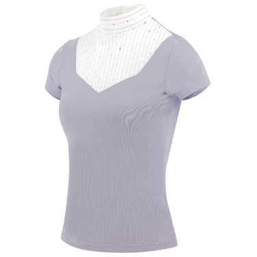 Polo Equithème Lerma manches courtes Violet