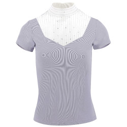 Polo Equithème Lerma manches courtes Violet