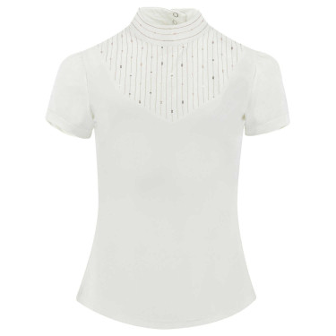 Polo Equithème Vilamoura manches courtes Blanc