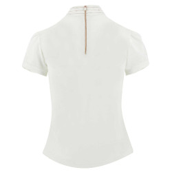 Polo Equithème Vilamoura manches courtes Blanc