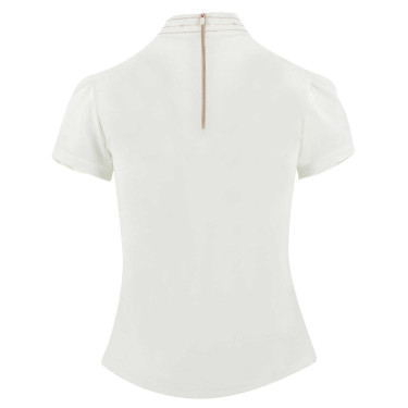 Polo Equithème Vilamoura manches courtes Blanc