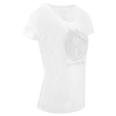 T-shirt Equithème Magali manches courtes Blanc