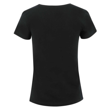 T-shirt Equithème Magali manches courtes Noir