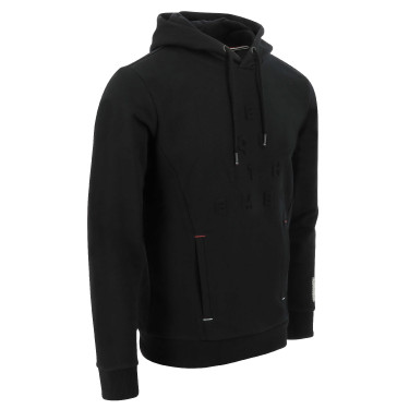 Sweat Equithème Camille mixte à capuche Noir Sweat Equithème Camille mixte à capuche Noir