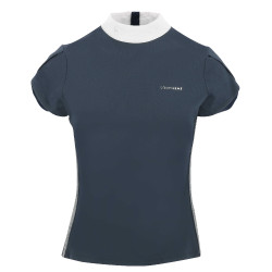 Polo Equithème Ocala manches courtes Bleu marine Polo Equithème Ocala manches courtes Bleu marine