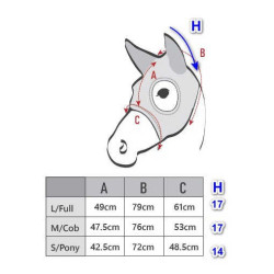 Masque anti-stress Lami-Cell Titanium à oreilles Noir