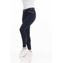 Pantalon Equithème Kylie fond silicone Bleu marine
