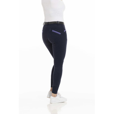 Pantalon Equithème Kylie fond silicone Bleu marine