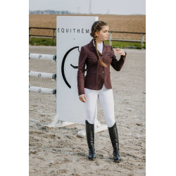 Veste de concours Equithème Oliva Bordeaux