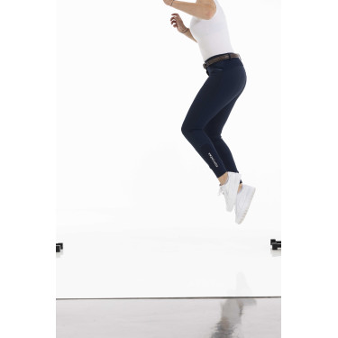 Pantalon Equithème Kendal fond silicone Bleu marine