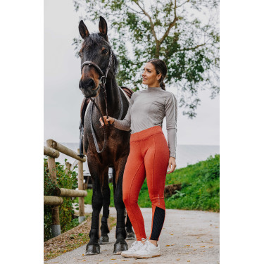 Pull-on Equithème Brigitte fond silicone Orange