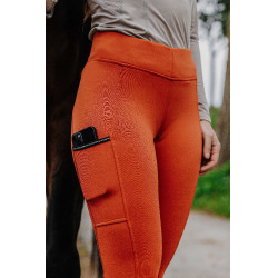 Pull-on Equithème Brigitte fond silicone Orange