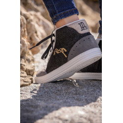 Sneakers Jupiter High Top Pénélope Noir / gris Sneakers Jupiter High Top Pénélope Noir / gris