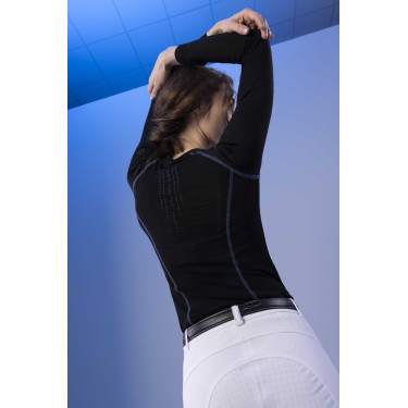 T-shirt Pro Series Rassembler manches longues Noir