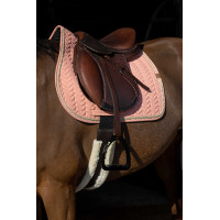 Tapis de selle Equithème Softy Saumon Rose