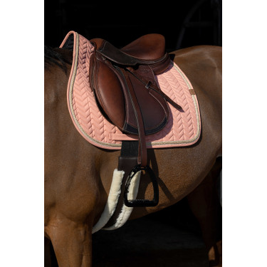 Tapis de selle Equithème Softy Saumon Rose Tapis de selle Equithème Softy Saumon Rose
