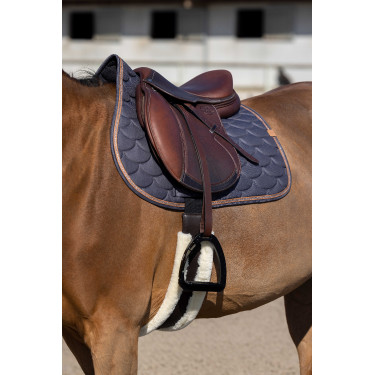 Tapis de selle Equithème Khadi Gris foncé
