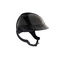 Casque d'équitation NACA Gravity XP carbone Carbone noir brillant