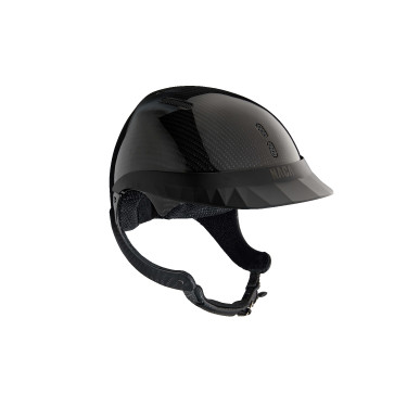 Casque d'équitation NACA Gravity XP carbone Carbone noir brillant