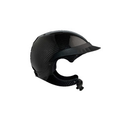 Casque d'équitation NACA Gravity XP carbone Carbone noir brillant