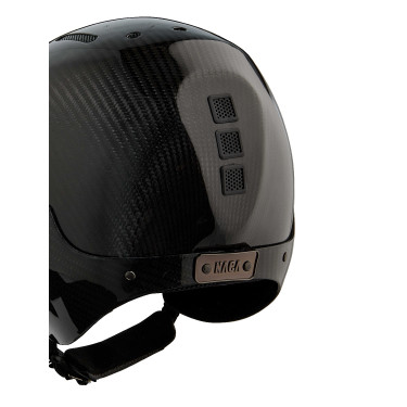 Casque d'équitation NACA Gravity XP carbone Carbone noir brillant