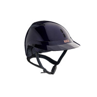 Casque d'équitation NACA Gravity S carbone Carbone bleu brillant