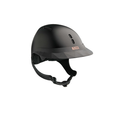 Casque d'équitation Naca Gravity XP Noir onyx mat / rose gold Casque d'équitation Naca Gravity XP Noir onyx mat / rose gold