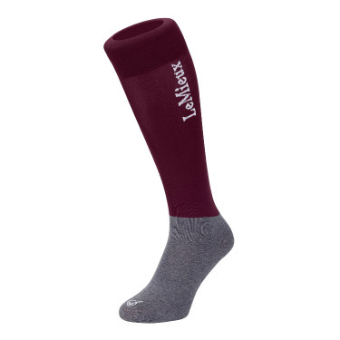 Chaussettes de concours My LeMieux 2 paires Bordeaux