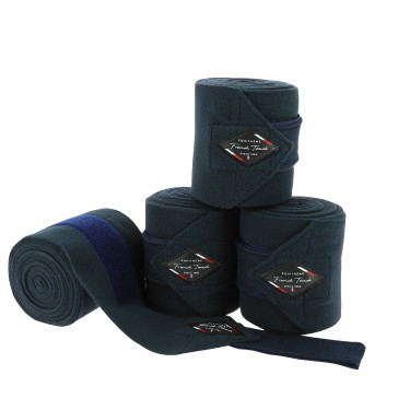 Bandes de polo Equithème French Touch Bleu marine