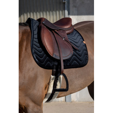 Tapis de selle Equithème Glossy Noir Tapis de selle Equithème Glossy Noir
