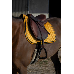 Tapis de selle Equithème Glossy Jaune Tapis de selle Equithème Glossy Jaune