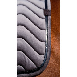 Tapis de selle Equithème Glossy Gris