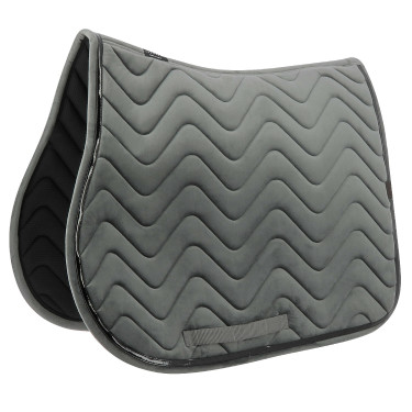 Tapis de selle Equithème Glossy Gris